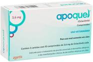Apoquel Dermatológico Anti Coceira Cães 3,6 Mg 20 Comp 3,6mg