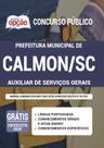 Apostila Prefeitura de Calmon - SC - Auxiliar de Serviços Gerais - Apostilas Opção