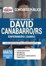 Apostila Prefeitura de David Canabarro - RS - Enfermeiro (SAMU) - Apostilas Opção