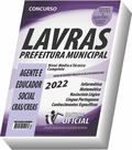 Apostila Prefeitura Municipal de Lavras - MG - Agente Social e Educador Social - CRAS/CREAS - CURSO OFICIAL
