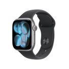 Apple Watch Series 11 GPS + Cellular - Caixa cinza-espacial de alumínio 42 mm - Pulseira esportiva preta P/M