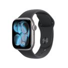 Apple Watch Series 11 GPS + Cellular, Caixa Cinza-espacial de Alumínio de 42 mm, Pulseira esportiva Preta, Tamanho P/M - MF8A4AM/A