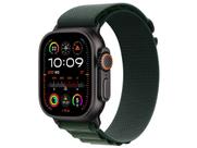 Apple Watch Ultra 2 GPS + Cellular Caixa preta de titânio de 49 mm Pulseira loop Alpina verde-escura G