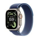 Apple Watch Ultra 3 GPS + Cellular - Caixa natural de titânio 49 mm - Pulseira loop Trail azul/azul-brilhante P/M Apple Watch Ultra 3 GPS + Cellular - Caixa natural de titânio 49 mm - Pulseira loop Trail azul/azul-brilhante P/M
