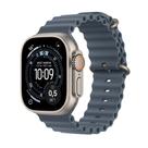 Apple Watch Ultra 3 GPS + Cellular - Caixa natural de titânio 49 mm - Pulseira Oceano azul-âncora