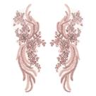 Applique Patch MECCANIXITY Strass feito à mão 35x12cm rosa Applique Patch MECCANIXITY Strass feito à mão 35x12cm rosa