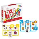 Aprenda o Alfabeto Jogo Pedagógico Educativo Loto das Letras - Babebi