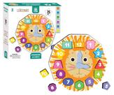 Aprendendo as Horas Brinquedo Educativo Infantil Relógio Leãozinho Feito em Madeira 15 Peças Aprendendo as Horas Brinquedo Educativo Infantil Relógio Leãozinho Feito em Madeira 15 Peças
