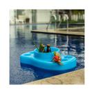 Aquabar Usare Bar Flutuante para Piscina Mesa Térmica Boia Porta Copos Bebidas Petiscos Cerveja
