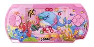Aquaplay 02 Botões Argolas Plástico Brinquedo Clássico