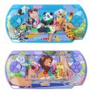 Aquaplay 02 Botões Argolas Plástico Brinquedo Clássico