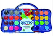 Aquarela em pastilha acquarelli 36 cores - giotto
