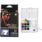 Aquarela em Pastilha Sakura Koi Water 12 Cores