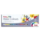 Aquarela em Tubo Pentel Water Colours 5ml 18 Cores WFRS-18 Aquarela em Tubo Pentel Water Colours 5ml 18 Cores WFRS-18