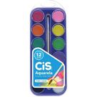 Aquarela Escolar Cis Estojo Com 12 Cores - Pacote Com 6 Aquarela Escolar Cis Estojo Com 12 Cores - Pacote Com 6