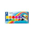 Aquarela Pastilha Staedtler Noris 12 cores
