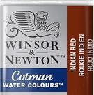 Aquarela Winsor &amp Newton Cotman Pastilha 317 Indian Red 0301317