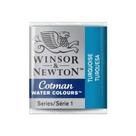 Aquarela Winsor &amp Newton Cotman Pastilha 654 Turquoise 0301654