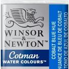 Aquarela Winsor & Newton Cotman Pastilha 179 Cobalt Blue Hue