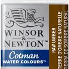 Aquarela Winsor & Newton Cotman Pastilha 554 Raw Umber