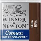 Aquarela Winsor & Newton Cotman Pastilha 609 Sepia
