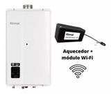 Aquecedor a Gás Rinnai Branco E33 GLP + Modulo Wi Fi