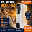 Aquecedor A Óleo Britânia 1500W 3 Níveis BAQ1720B Silencioso Portátil Inverno Quarto Escritório Aquecedor A Óleo Britânia 1500W 3 Níveis BAQ1720B Silencioso Portátil Inverno Quarto Escritório