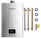 Aquecedor De Água A Gás Lz 1600 Dei 15 Litros Glp Lorenzetti E Kit Instalação