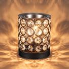 Aquecedor de fusão de cera nawaza Crystal Wax Melter 2 em 1 preto