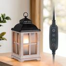 Aquecedor de fusão de cera Staymoment Farmhouse Scentsy Lantern com temporizador