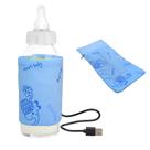 Aquecedor De Mamadeira Com Cabo USB Leite Bebê Azul E Rosa Portátil Para Viagens Western