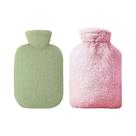 Aquecedor De Mãos E Pés Lavável E Removível Para Meninas, Garrafa De Água Quente De 1000ML Com Capa Aquecedor De Mãos E Pés Lavável E Removível Para Meninas, Garrafa De Água Quente De 1000ML Com Capa