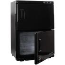 Aquecedor de toalhas quente para Pro Expert 46L contém 48 toalhas pretas