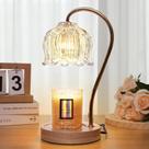 Aquecedor de velas de flores regulável Lamp Merrtody com temporizador
