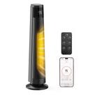 Aquecedor Elétrico FLANUR 1500W com WiFi, Controle por Voz e Cerâmica