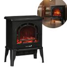 Aquecedor Elétrico Tipo Lareira 1500W com Efeito Chama 3D Importway