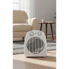 Aquecedor Portátil 1500W 3 em 1 Cinza (Branco)