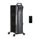 Aquecedor Portátil Amazon Basics 7 Aletas Controle Remoto 1500W