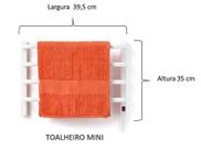 Aquecedor Toalhas Térmico Branco Mini Pequeno 110v Direito