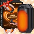 Aquecedores de mãos hiafive 2023 recarregáveis USB para exterior/interior x2