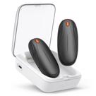 Aquecedores de mãos recarregáveis, pacote com 2 unidades, 14000mAh com estojo de carregamento
