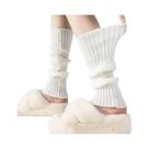 Aquecedores De Pernas E Braços Femininos Y2K Estilo Lolita Japonês Em Lã Tricotada Longa, Punhos De