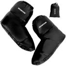 Aquecedores de pés Botas Srempeom Ultralight Camping Down pretas