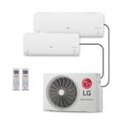 Ar-Condicionado Bi-Split Inverter 16000 BTUs LG Dual Voice +AI Só Frio (1 Evap. 9000 + 1 Evap. 12000) S32Q16SA212 220V