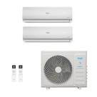 Ar-Condicionado Bi Split Inverter Elgin 27.000 (2x Evap HW 18.000) Quente/Frio 220V
