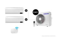 Ar Condicionado BiSplit Samsung WindFree 18.000 BTUs Hi Wall 9.000 e 12.000 QF WiFi