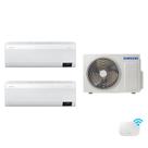 Ar Condicionado BiSplit Samsung WindFree 18.000 BTUs Hi Wall 9.000 e 12.000 QF WiFi