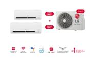 Ar-Condicionado LG AI Dual Inverter Voice Bi-Split Frio (Evaporadoras 9.000+12.000 BTU) 220V