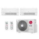 Ar Condicionado Multi Split Cassete Inverter LG 18000 BTUs (2x12000) Quente/Frio Z2UW18GFB1.AWGZBR12 - 220V