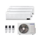 Ar Condicionado Multi Split Hi Wall Samsung Windfree Inverter Quente e Frio R410a 200V 9000 12000 12000 BTUs